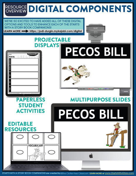 PECOS BILL activities and lesson plan ideas