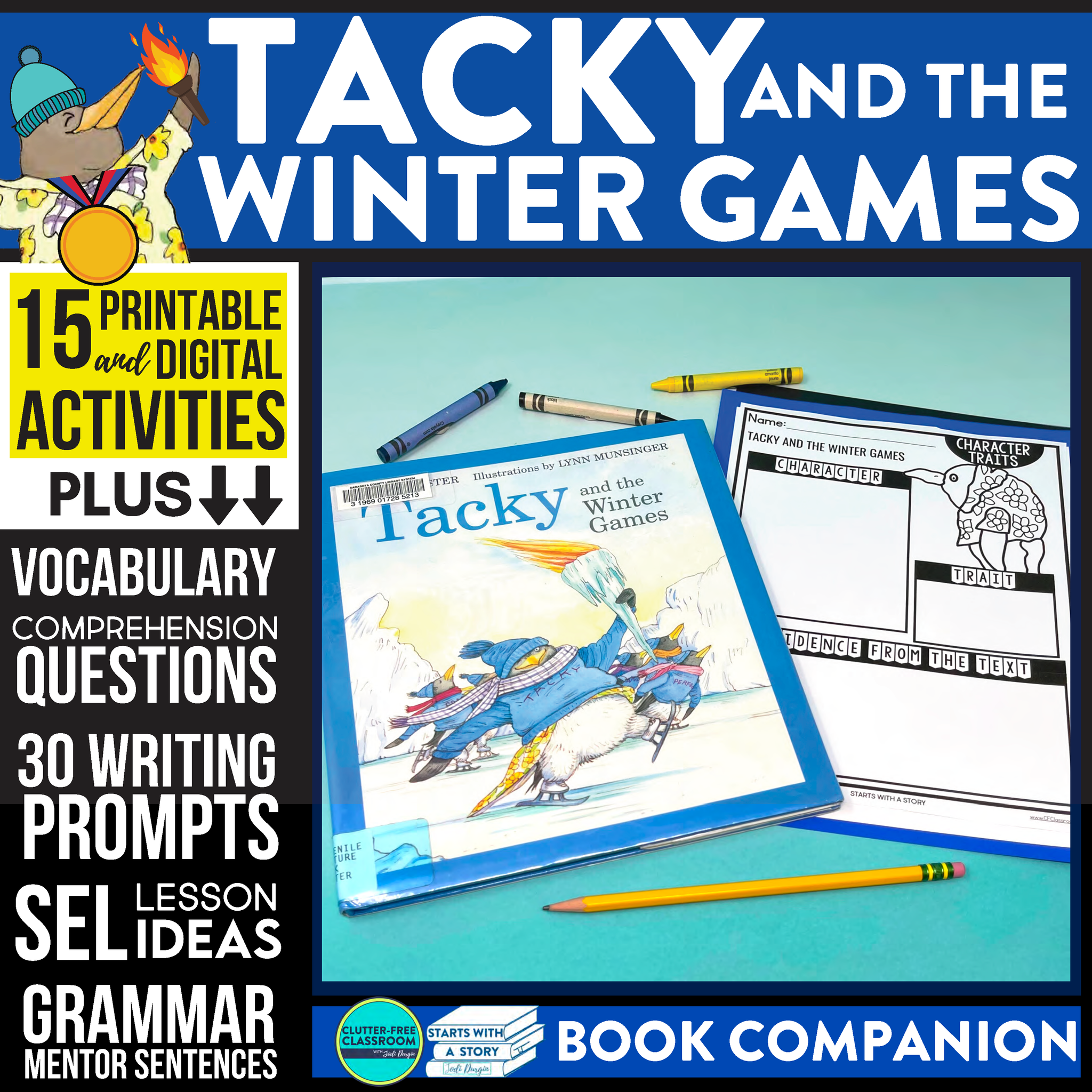 TACKY AND THE WINTER GAMES activities and lesson plan ideas