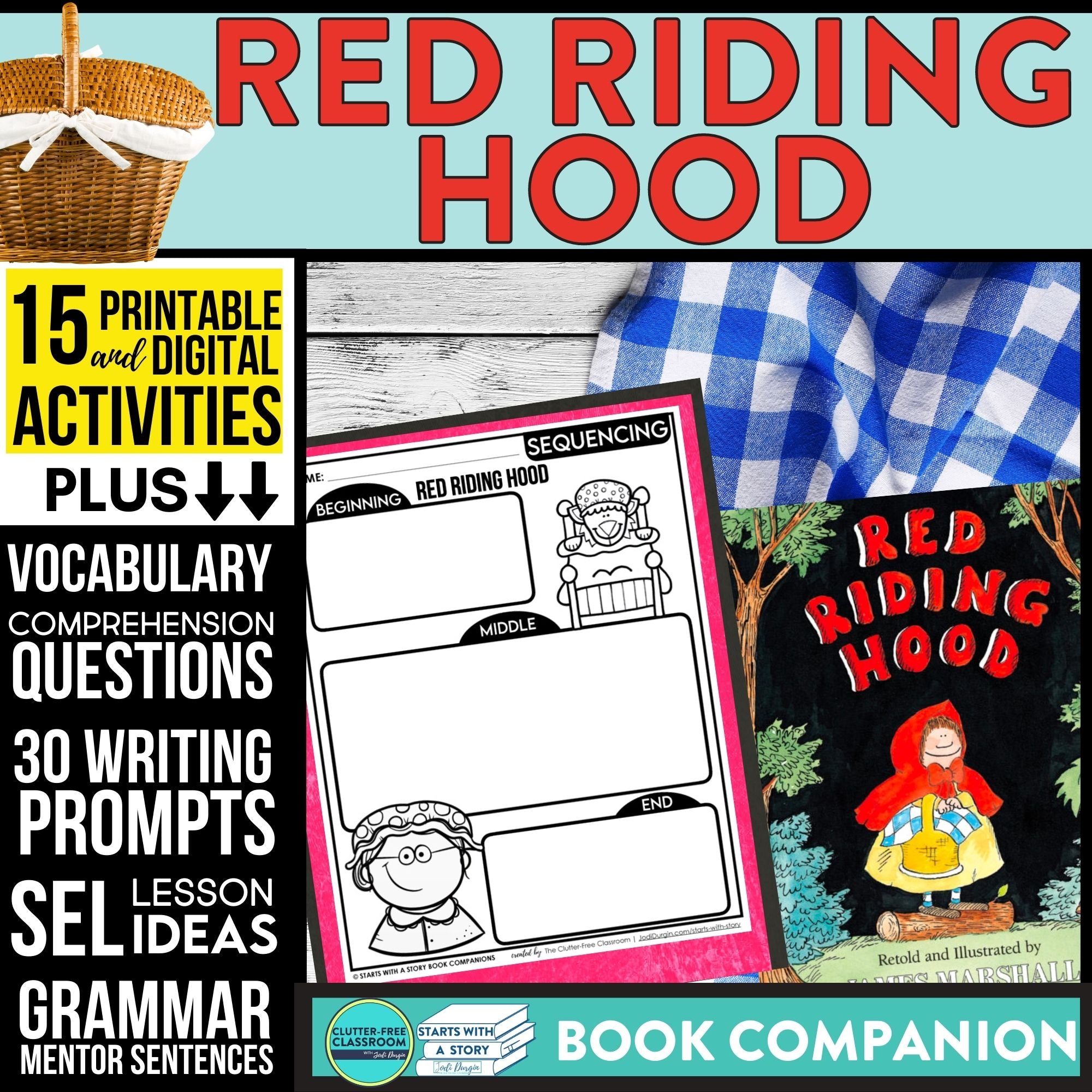 RED RIDING HOOD activities and lesson plan ideas