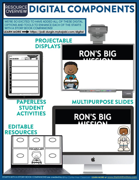 RON'S BIG MISSION activities and lesson plan ideas