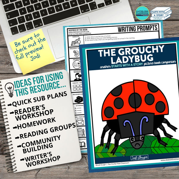 THE GROUCHY LADYBUG activities and lesson plan ideas