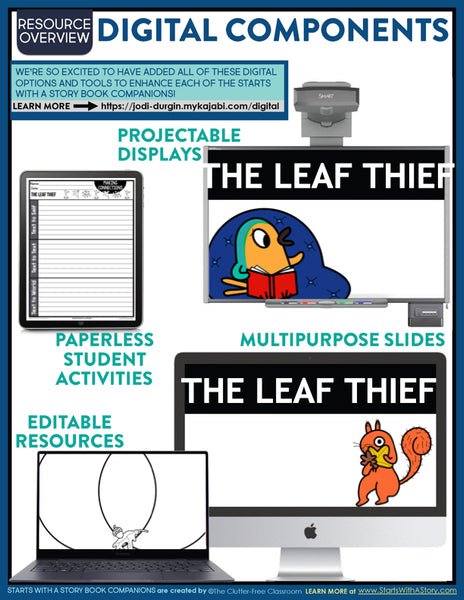 THE LEAF THIEF activities and lesson plan ideas