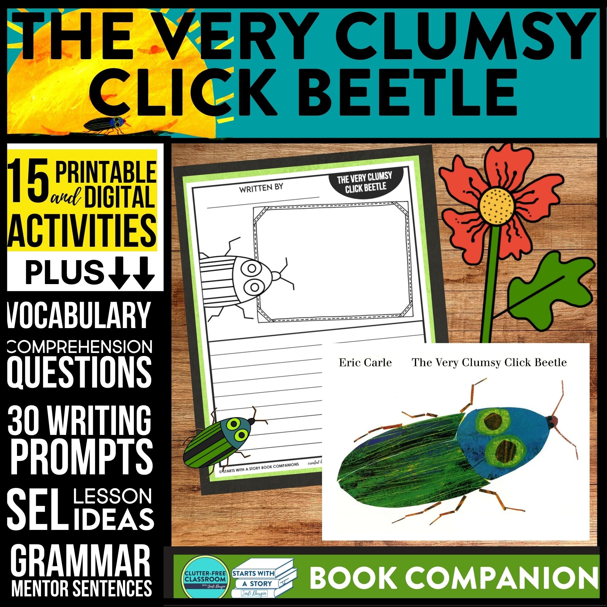 THE VERY CLUMSY CLICK BEETLE activities and lesson plan ideas