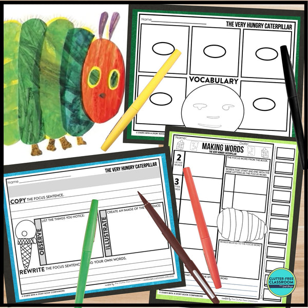 THE VERY HUNGRY CATERPILLAR activities and lesson plan ideas