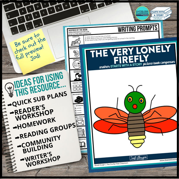 THE VERY LONELY FIREFLY activities and lesson plan ideas