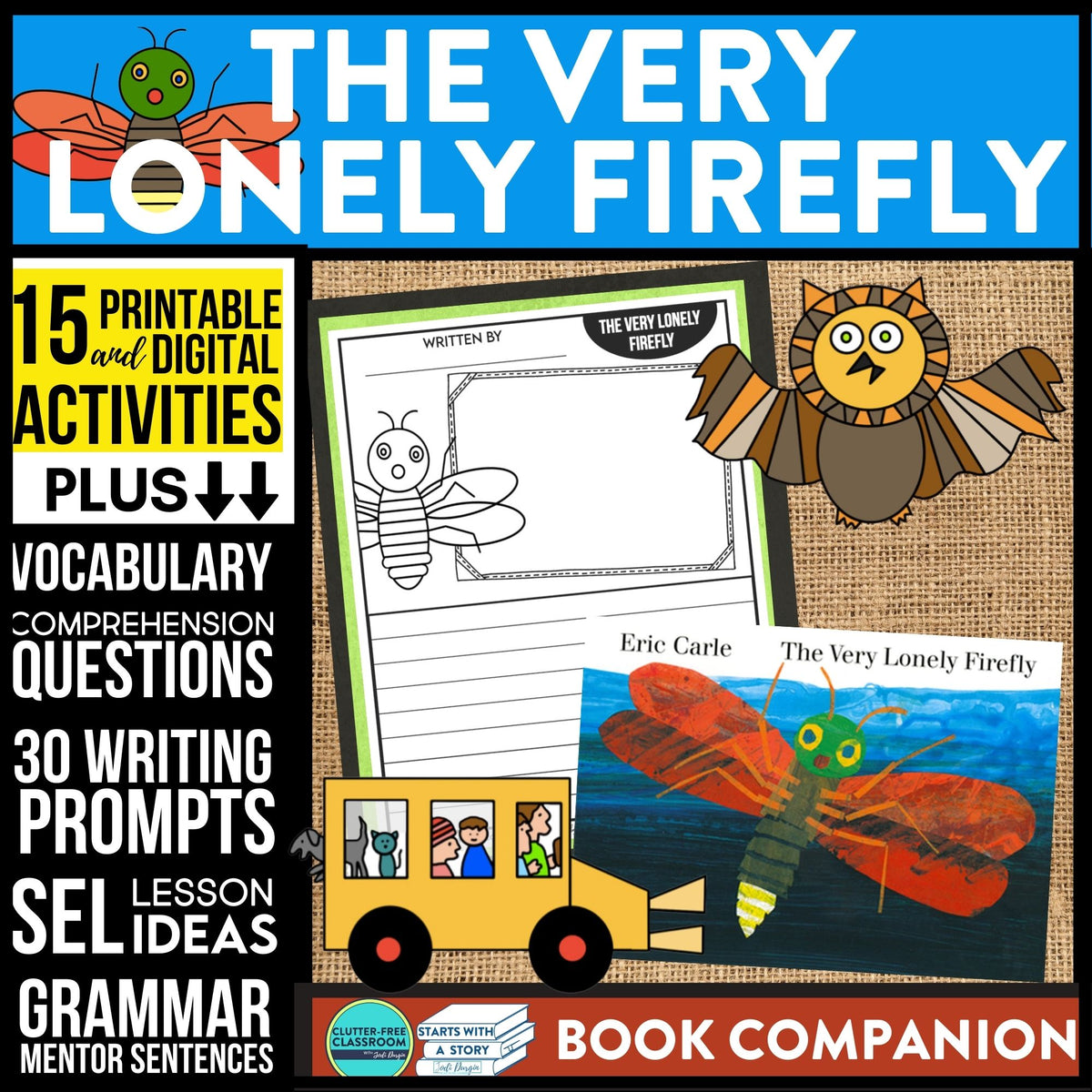THE VERY LONELY FIREFLY activities and lesson plan ideas – Clutter Free ...