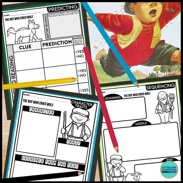 THE BOY WHO CRIED WOLF activities and lesson plan ideas