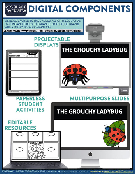 THE GROUCHY LADYBUG activities and lesson plan ideas