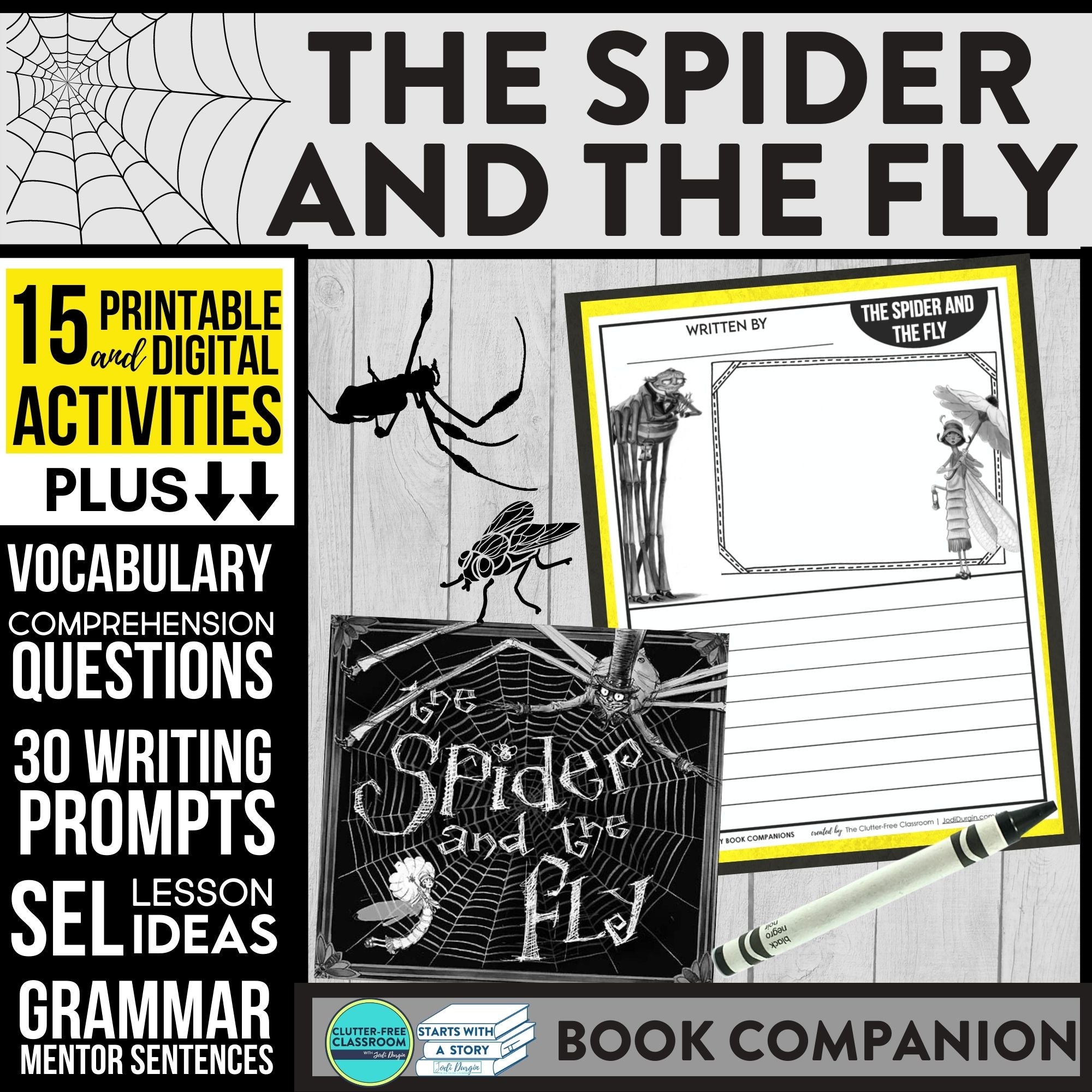THE SPIDER AND THE FLY activities and lesson plan ideas