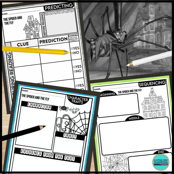 THE SPIDER AND THE FLY activities and lesson plan ideas