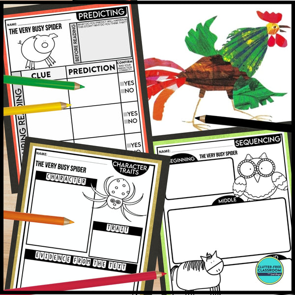 THE VERY BUSY SPIDER activities and lesson plan ideas