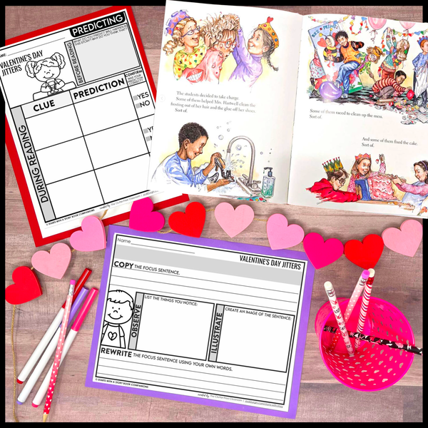 VALENTINE'S DAY JITTERS activities and lesson plan ideas