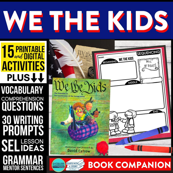 WE THE KIDS activities and lesson plan ideas