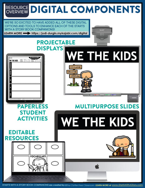 WE THE KIDS activities and lesson plan ideas