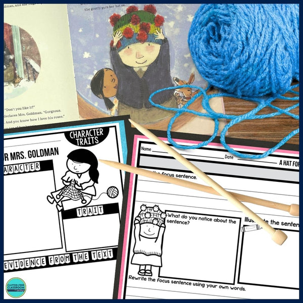 A HAT FOR MRS. GOLDMAN activities, worksheets & lesson plan ideas