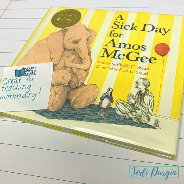 A Sick Day For Amos McGee activities and lesson plan ideas