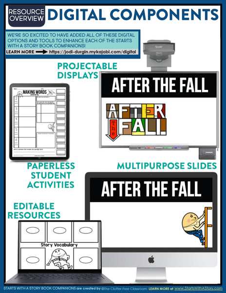 After the Fall activities and lesson plan ideas