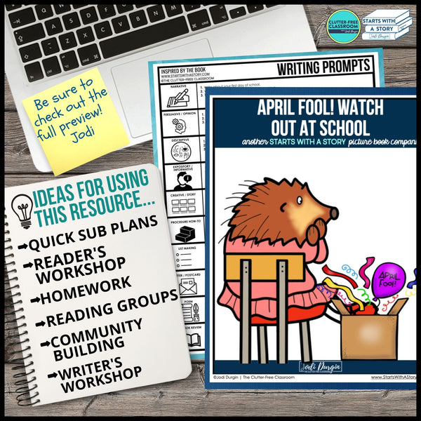 APRIL FOOL! WATCH OUT AT SCHOOL!  activities and lesson plan ideas