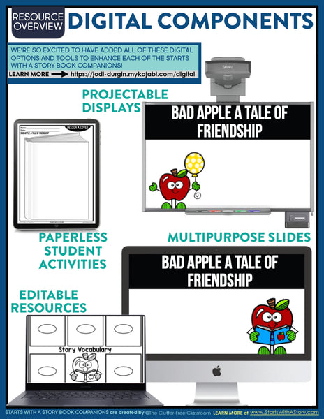 Bad Apple A Tale of Friendship activities and lesson plan ideas