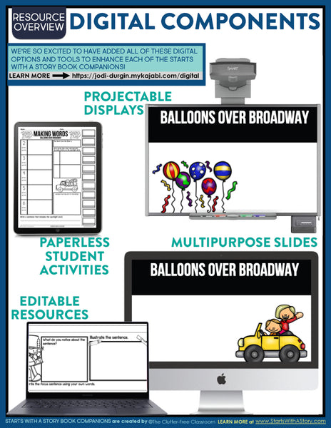 Balloons Over Broadway activities and lesson plan ideas