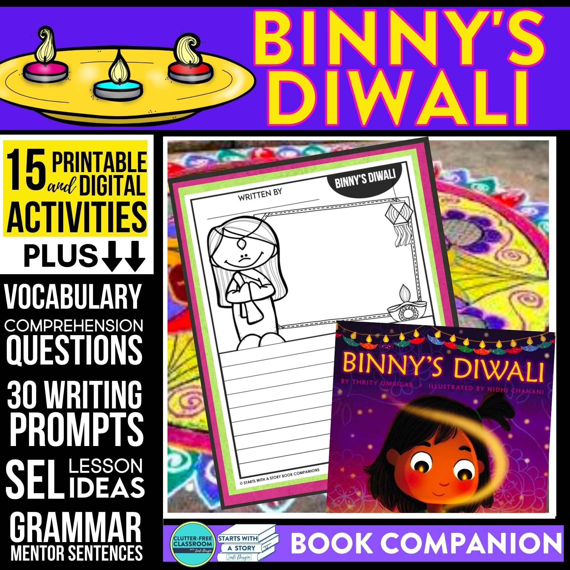 BINNY'S DIWALI activities and lesson plan ideas