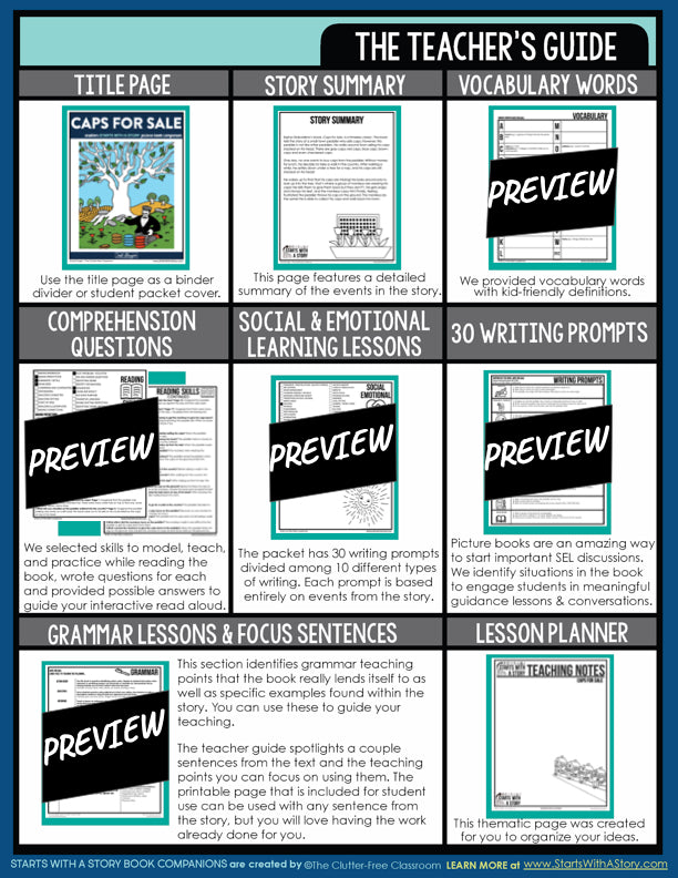 caps-for-sale-activities-and-lesson-plan-ideas-clutter-free-classroom-store for Caps For Sale Free Printables CAPS FOR SALE activities and lesson plan ideas – Clutter Free Classroom Store for Caps For Sale Free Printables