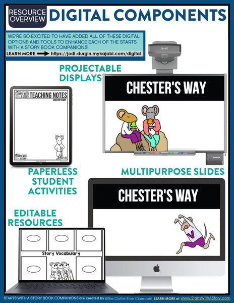 Chester's Way activities and lesson plan ideas