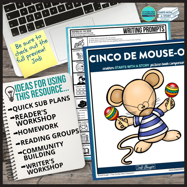 CINCO DE MOUSE-O activities and lesson plan ideas