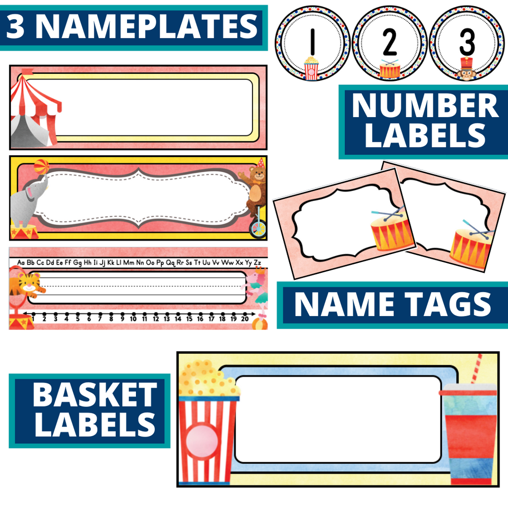 Circus Classroom Theme Decor Bundle – Clutter Free Classroom Store circus-classroom-theme-decor-bundle-clutter-free-classroom-store