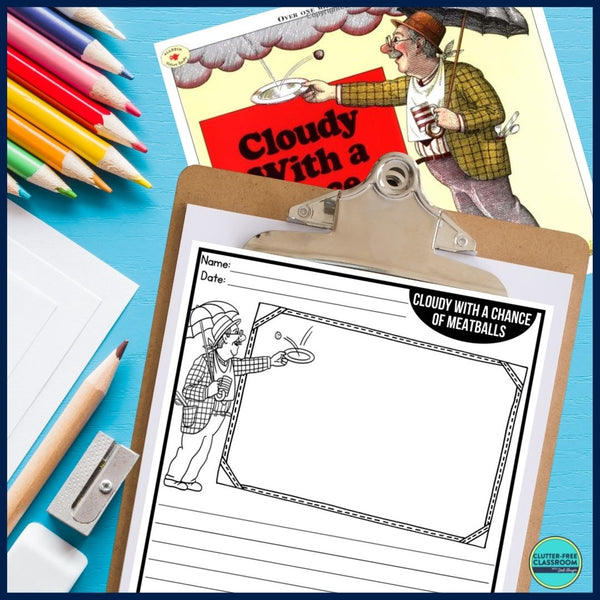 CLOUDY WITH A CHANCE OF MEATBALLS activities, worksheets & lesson plan ideas