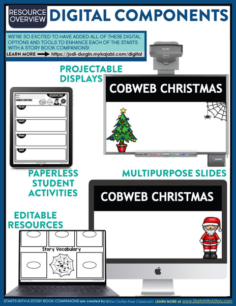 Cobweb Christmas activities and lesson plan ideas