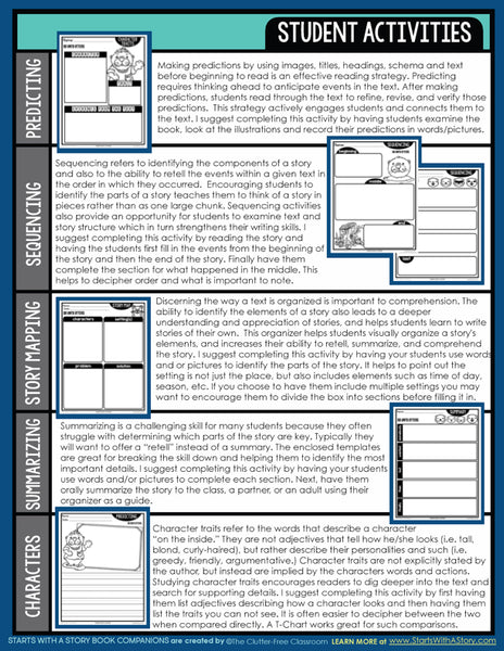 Do Unto Otters activities and lesson plan ideas