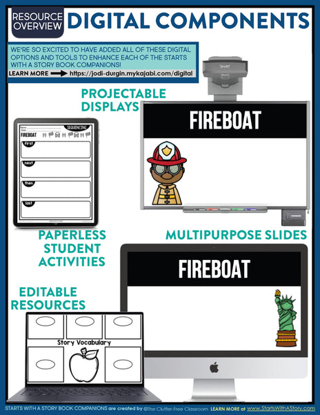 FIREBOAT activities, worksheets & lesson plan ideas