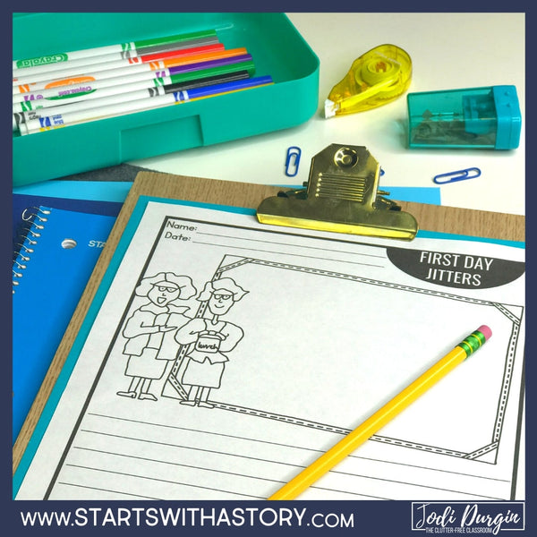First Day Jitters activities and lesson plan ideas