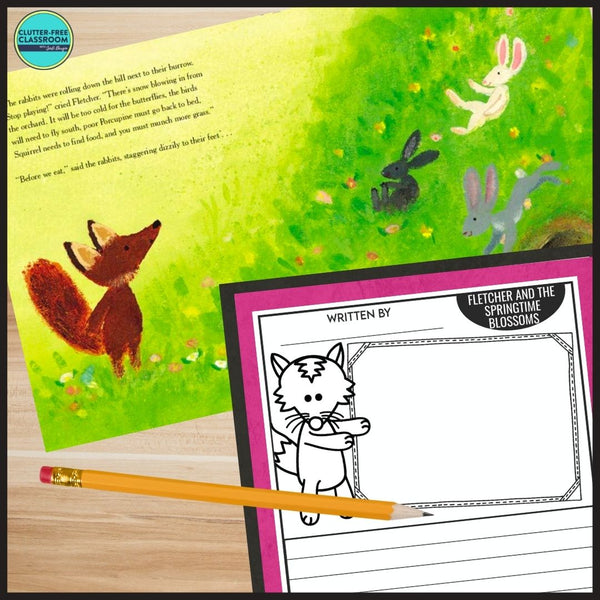 FLETCHER AND THE SPRINGTIME BLOSSOMS activities and lesson plan ideas