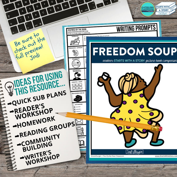 FREEDOM SOUP activities and lesson plan ideas