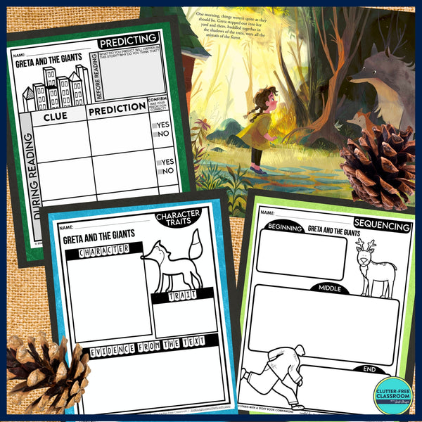 GRETA AND THE GIANTS activities and lesson plan ideas