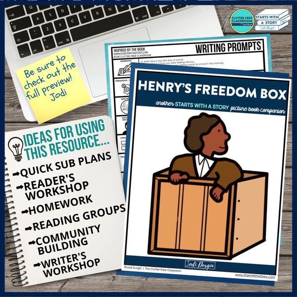 HENRY'S FREEDOM BOX activities and lesson plan ideas