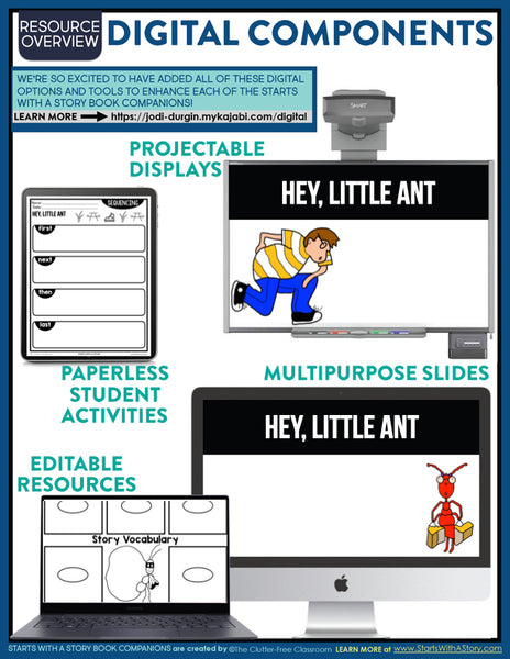 HEY LITTLE ANT activities, worksheets & lesson plan ideas