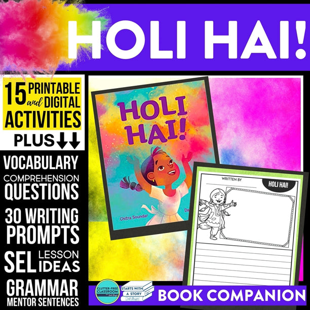 HOLI HAI activities and lesson plan ideas