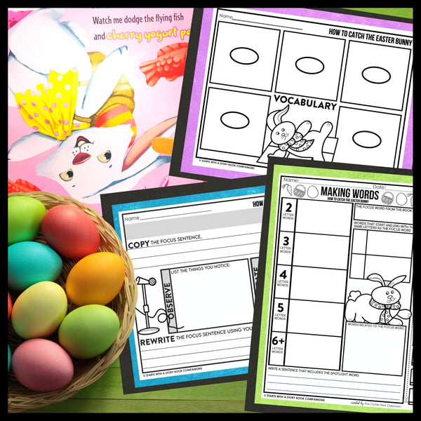 HOW TO CATCH AN EASTER BUNNY activities and lesson plan ideas