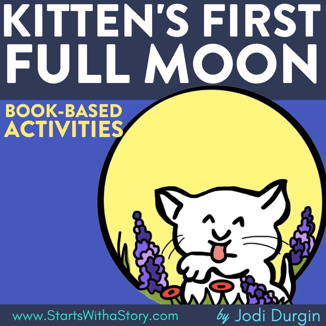 KITTEN S FIRST FULL MOON Activities Worksheets Lesson Plan Ideas Kitten s first full moon activities worksheets lesson plan ideas