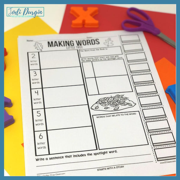 Little Tree activities and lesson plan ideas