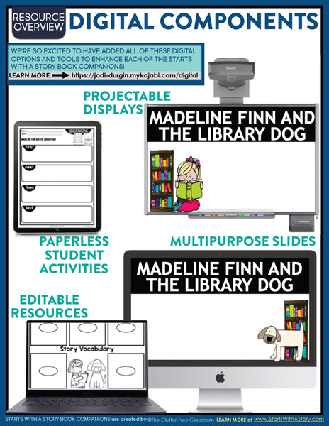 Madeline Finn and the Library Dog activities and lesson plan ideas