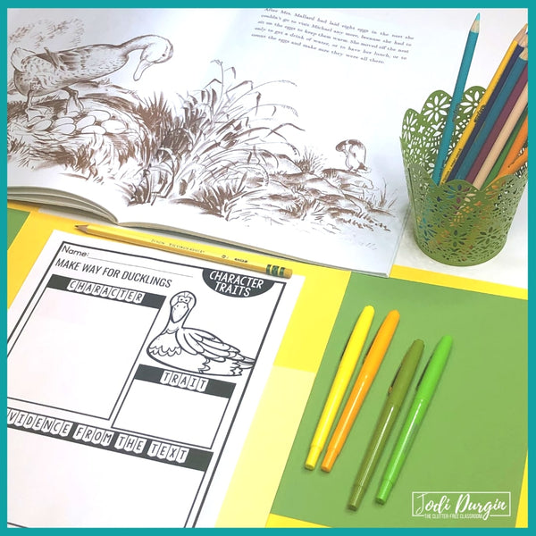 Make Way for Ducklings activities and lesson plan ideas
