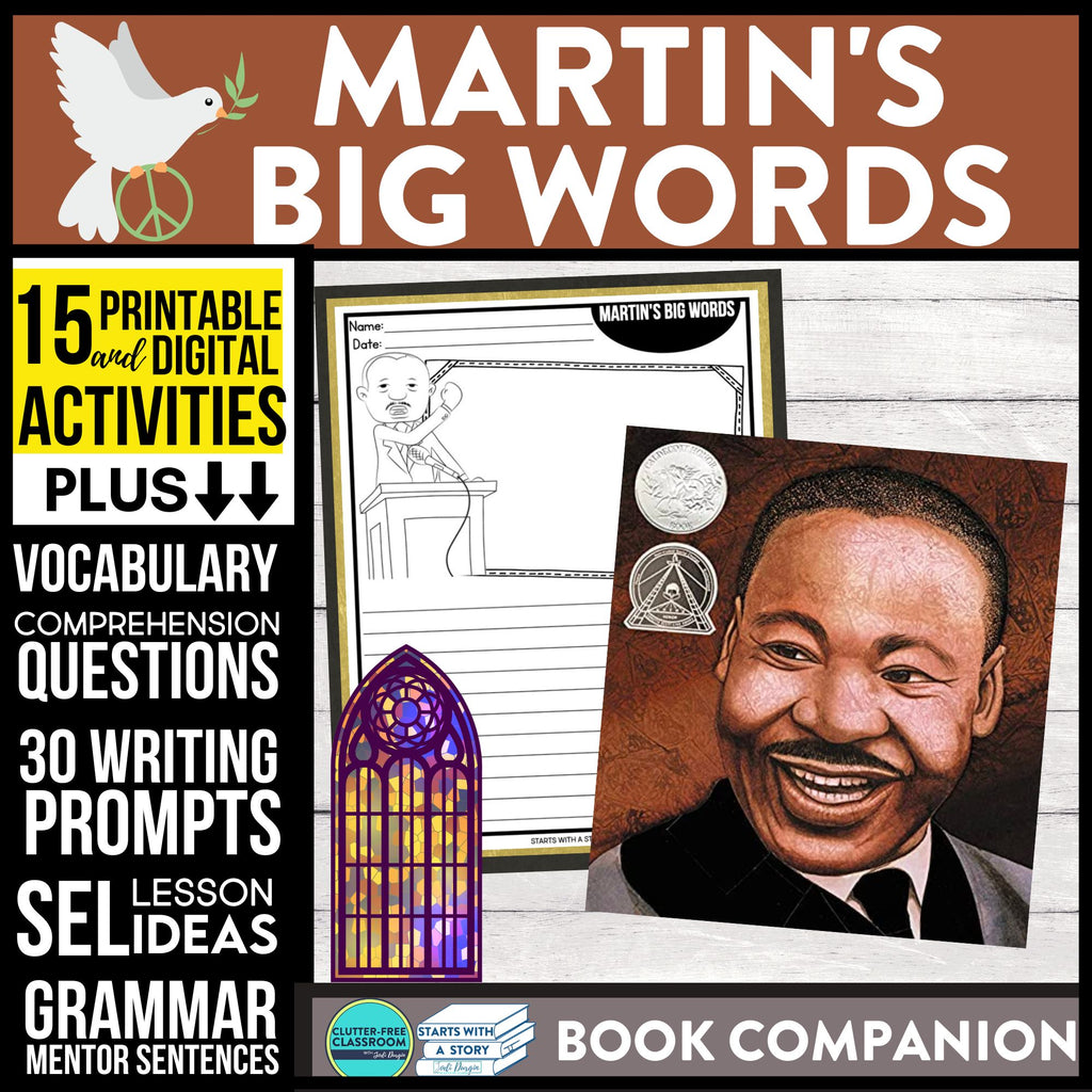 Learning Big Words MARTIN'S BIG WORDS activities and lesson plan ideas – Clutter Free ...