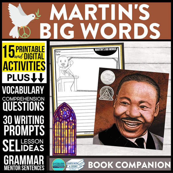 MARTIN'S BIG WORDS activities and lesson plan ideas