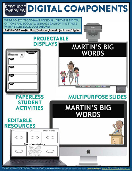 MARTIN'S BIG WORDS activities and lesson plan ideas