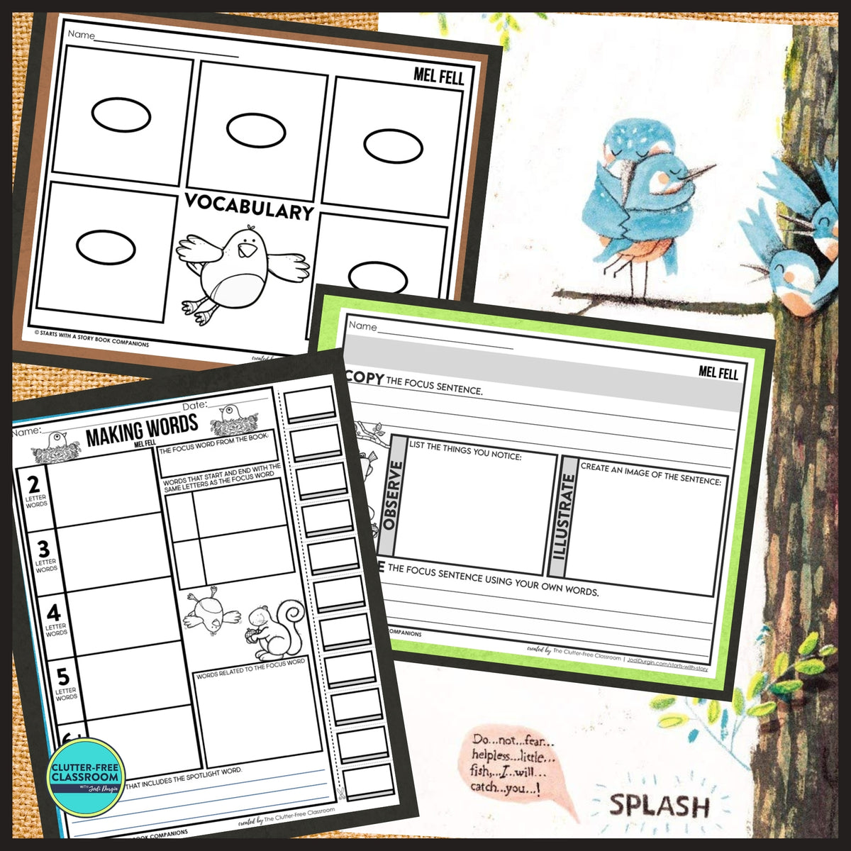 MEL FELL activities and lesson plan ideas – Clutter Free Classroom Store