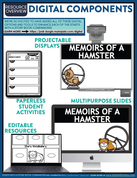 Memoirs of a Hamster activities and lesson plan ideas